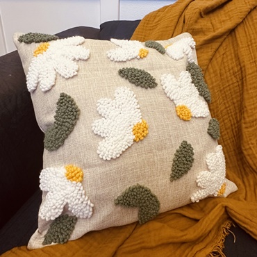 Punch Needle Pillow Cover